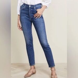 Citizens Of Humanity Olivia Crop High Rise Slim Jeans